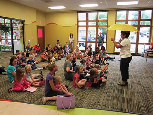 Children enjoying an engaging storytime!