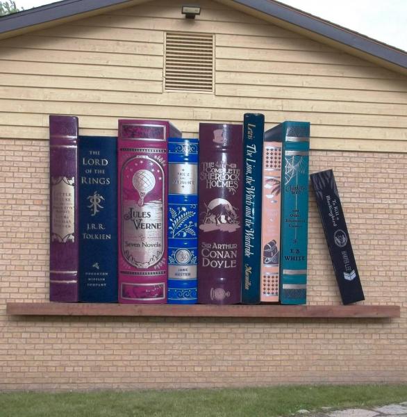 Book Shelf Mural